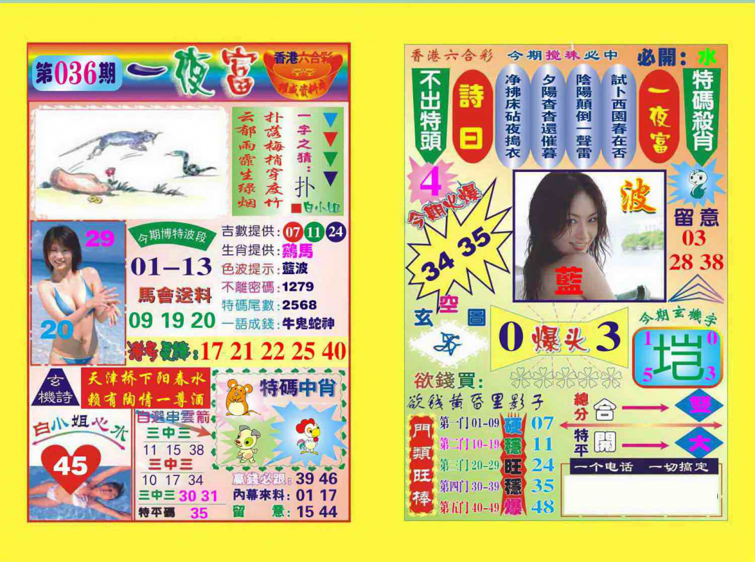 036期一夜富[图]